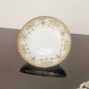 Nippon Vintage Floral Footed Bowl